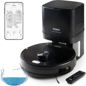 DOMO DO7298S Robotstofzuiger - Automatische lediging - Dweilsysteem - App