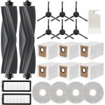 De Dreame L20 Ultra/L20 Ultra Complete accessoireset bevat: 2 rolborstels, 6 stofzakken, 4 dweilpads, 6 zijborstels en 2 filters. Het betreft een reserveonderdelen- en accessoireset geschikt voor robotstofzuigers.