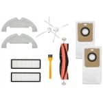 De accessoireset voor de Dreame D10 Plus robotstofzuiger: filters, borstels, dweilen, zakken
