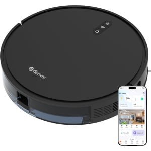 Denver Robotstofzuiger met Laadstation - Smartphone TUYA App - Geschikt voor Huisdierharen - RVC115