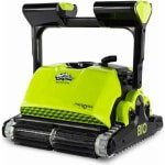 Dolphin Bio - Zwembadrobot - Geschikt voor zwembaden en zwemvijvers - 3 schoonmaakborstels - 18 meter kabel - Incl. transportkar