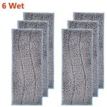 Dweil pads geschikt voor iRobot Braava Jet M6 voor nat dweilen M6134 Luxe Dweilpads Dweilrobot - 6x Microfiber Microvezel Dweil Doekjes Pads Set - Dweildoeken Nat Dweilen