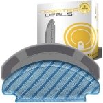 Dweilhouder met microvezel pad voor robotstofzuigers