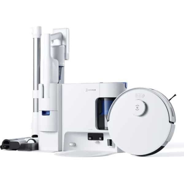 ECOVACS DEEBOT N20 COMBO - Robotstofzuiger + bezem met station - Dubbele automatische lediging - Vermogen 10 kPa