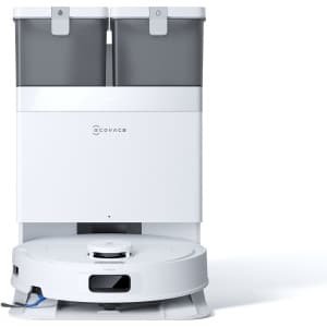 ECOVACS - DEEBOT T30C Gen 2 - Stofzuig en dweilrobot (Wit) - 25.000 Pa zuigkracht- Zelfreinigende Robotstofzuiger met Warmwater - Dweilsysteem - Automatisch Leegstation - Geschikt voor dierenharen