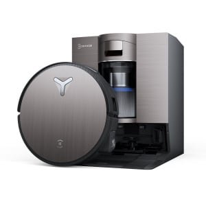 ECOVACS - DEEBOT X11 Omnicyclone EU - Robotstofzuiger - Dweil functie - 19.500 Pa zuigkracht- Zelfreinigende Robotstofzuiger met Warmwater - Dweilsysteem - Automatisch Leegstation - Geschikt voor dierenharen