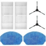 Ecopulse onderdelen - 2x Mop - 2x Brusher - 2x Filters - Robotstofzuiger - Skoov