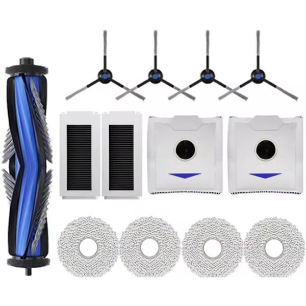 Ecovacs Deebot N30 Omni / N30 Pro Omni Robotstofzuiger Vervangingsonderdeel Accessoire Hoofdzijborstel Hepa Filter Mop Stofzak