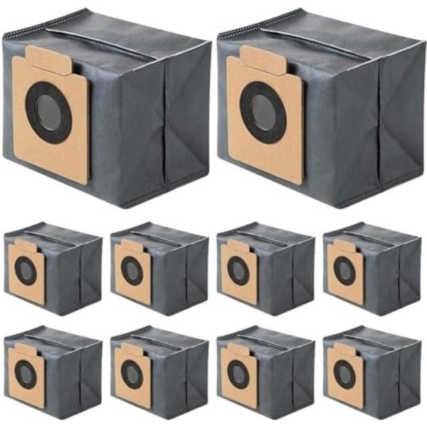 Eufy Premium 10 stuks stofzuigerzakken voor Eufy Clean X8 Pro/X10 Pro Omni robotstofzuiger, stofzak, accessoireset, reserveonderdelen, grote capaciteit