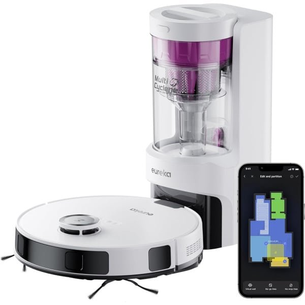 Eureka E10S Wit - Robotstofzuiger met dweilfunctie