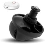 Geluidsarm voorwiel - geschikt voor robotstofzuiger - zwart - kunststof