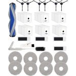 Geschikt voor 27-delige accessoireset voor ECOVACS DEEBOT T30 Omni/DEEBOT T30 Pro Omni robotstofzuiger, 1 hoofdborstel 6 zijborstels 4 HEPA-filters 6 stofzuigerzakken 8 doeken enz., blauw