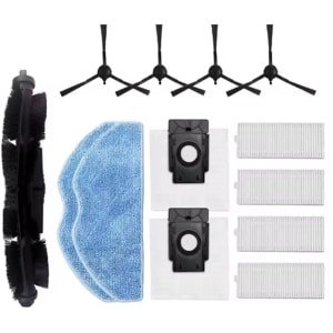 Geschikt voor 360 S8 S8Plus robotstofzuiger onderdelen, 13 stuks: hoofdborstel, zijborstel, filtermopdoek. Geschikt voor 360 S8 Plus robotstofzuiger onderdelen.