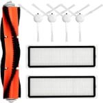 Geschikt voor Dream X10 S10 Plus L10S Ultra W10S pro Robotstofzuiger Accessoires Kit Reserveonderdelen, 1 Hoofdborstel, 2 Filters, 4 Zijborstels, Vervangende Onderdelen Reparatie Accessoires