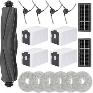 Geschikt voor Dreame X40 PRO Vervangingsonderdelenset voor robotstofzuigers Vervangende onderdelen-17 stuks