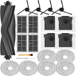 Geschikt voor Dreame X40 PRO Vervangingsonderdelenset voor robotstofzuigers Vervangende onderdelen-21 stuks