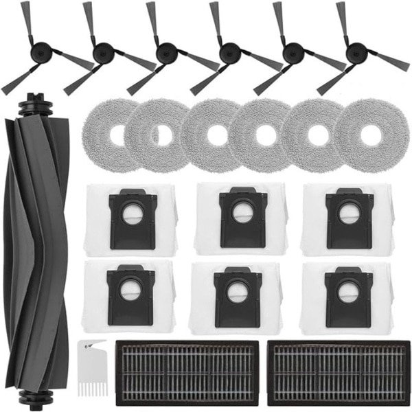 Geschikt voor Dreame X40 PRO Vervangingsonderdelenset voor robotstofzuigers Vervangende onderdelen-22 stuks