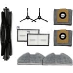 Geschikt voor Eufy X8 Pro-serie, geschikt voor de Eufy Clean X8 Pro robotstofzuiger (9-delige set - borstelrol, bezem, filter, stofzak, dweil) - Vervangende onderdelen voor robotstofzuigers