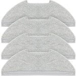 Geschikt voor Eureka E10s robotstofzuiger 4-delige vervangende doekenset, wasbaar en herbruikbaar, vervangende accessoires