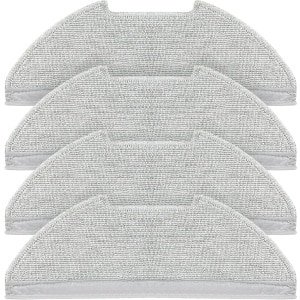 Geschikt voor Eureka E10s robotstofzuiger 4-delige vervangende doekenset, wasbaar en herbruikbaar, vervangende accessoires