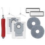 Geschikt voor Roborock P10 robotstofzuiger accessoires hoofdborstel, zijborstel, filter, doek vervangingsset - 10 stuks