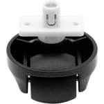 Geschikt voor Roborock stofzuigerrobot S65/S55 Max/S65 Pure/S45 Max/S70/S75/S7/T7S/G10/G20/S8 Pro Ultra - Robotstofzuiger Voorwiel - stil, geluidsarm (zwart)