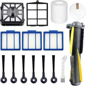 Geschikt voor Shark IQ RV1001AE/RV2001AE Vervangingsonderdelenset voor robotstofzuigers vervangingsonderdeel-15 stuks