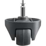 Geschikt voor-Voorwiel robotstofzuiger, kunststof vervanging, compatibel met Narwal voor J4, voor Freo X voor Ultra J4 Lite, voor J5, eenvoudig te installeren accessoire voor efficiënte reiniging, zwart