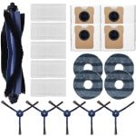Geschikt voor accessoires voor de eufy omni C20 robotstofzuiger: hoofdborstel, zijborstel, filter, dweil en stofzak