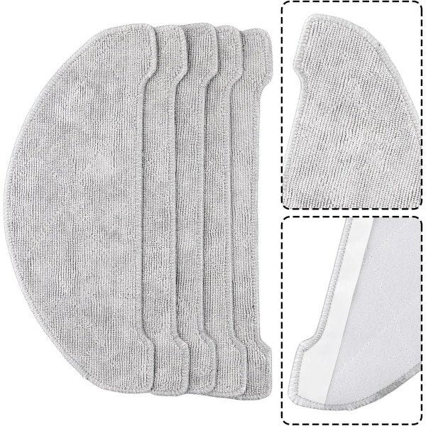 Geschikt voor de Airrobo T10+ robotstofzuiger, Laresar L6 Pro dweildoek, HONITURE Q6 Pro accessoires (5 stuks)