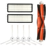 Geschikt voor de stofzuigeraccessoireset is geschikt voor de Xiaomi Roborock S50, S51, S55, S5, Xiaowa, Mi, Mijia E25 en C10 robotstofzuigers en bevat een set vervangende onderdelen voor de hoofdborstel, HEPA-filter en zijborstel.