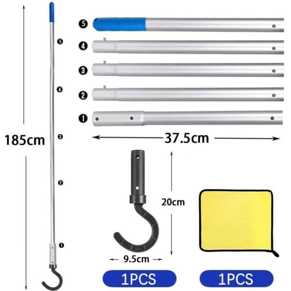 Haak voor zwembadrobot - Duurzaam en eenvoudig - 1 stuk
