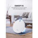 ISweep Robotstofzuiger met Dweilfunctie - Laadstation - Draadloos - 50dB