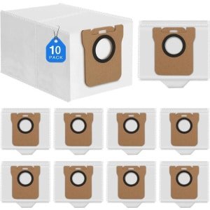 Inclusief 10 stofzakken, vervangende stofzakken, accessoirekit en reserveonderdelen voor de Dreame S10/S10PRO PLUS/X10 robotstofzuigers; grote capaciteit van 3 liter.