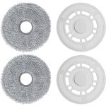 JGS Premium - Vervangende mopdoeken en houder voor ultra reinigingsmiddel - Accessoires geschikt voor robotstofzuigers