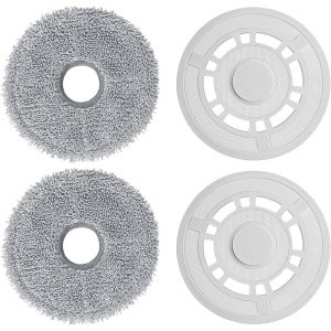 JGS Premium - Vervangende mopdoeken en houder voor ultra reinigingsmiddel - Accessoires geschikt voor robotstofzuigers