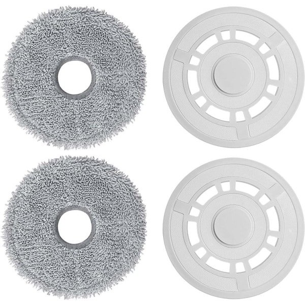 JGS Premium - Vervangende mopdoeken en houder voor ultra reinigingsmiddel - Accessoires geschikt voor robotstofzuigers