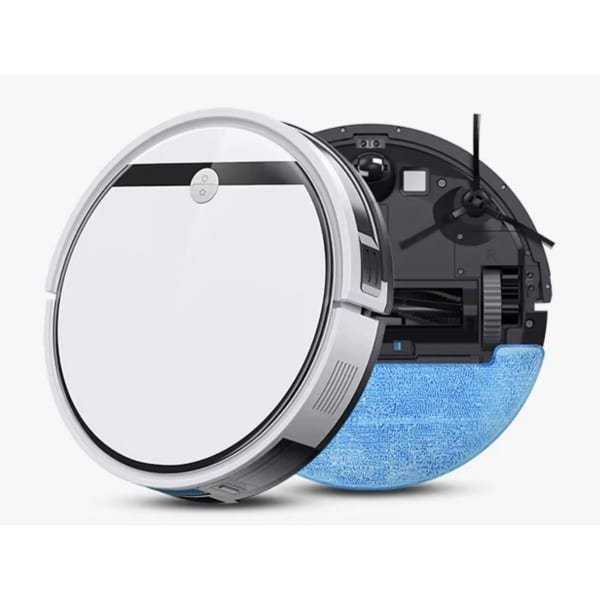 J&R Robotstofzuiger - 2 in 1 Robotstofzuiger - Dweilen en stofzuigen -Stofzuiger - App control - 300ml Stof - 250ml watertank - 3000Pa - WiFi - 120 minuten - Wit