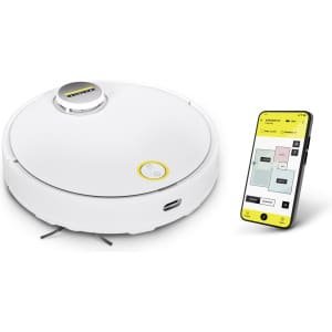Kärcher RCV 3 Robotstofzuiger - dweilfunctie - slimme app bediening - LiDAR-lasernavigatie - ruimte- en obstakelherkenning - 2500 Pa - 120 min. looptijd - geschikt voor harde vloeren en tapijten