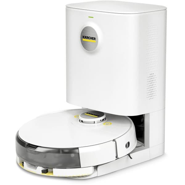 Kärcher RCV 5 Comfort Robotstofzuiger met dweilfunctie - Inclusief automatisch afzuigstation - LiDAR navigatie - 85 m²/u - Zuigkracht 5000 Pa - Looptijd accu 120 min - 66 dB(A) - App bediening - Tapijtsensor