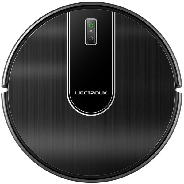 LIECTROUX N7S-U Robotstofzuiger en natte dweil-combo, slimme kaart, wifi-app, zuigkracht van 4000 Pa, borstelloze motor, werkt met Alexa en Google Assistant, geweldig voor dierenhaar, tapijten en harde vloeren