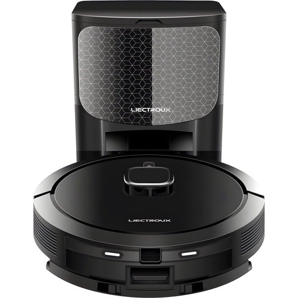 LIECTROUX® G7 - Robotstofzuiger met dweilfunctie - 6500PA Zuigkracht - Met leegstation - Speciaal voor Huisdieren - Met laadstation - LDS Laser navigatie