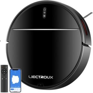 Liectroux M7S Pro - Robotstofzuiger met Dweilfunctie - 4000Pa Zuigkracht - Slimme Navigatie - Werkt met Alexa & Google Home - Populair Model 2024