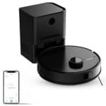 LuminAmore Pro robotstofzuiger - Dweilfunctie en Zelflegende Laadstation - Obstakel Vermijding, Laser Navigatie en Adaptief Kantdweilen - 3D Kamer Scan - Zwart