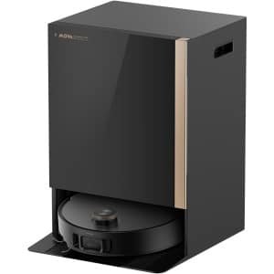 MOVA MOBIUS 60 Robotstofzuiger met Dweilfunctie - 30.000Pa Zuigkracht - Zelflegende Stofzuiger Robot - Automatisch Basisstation - Geschikt voor Harde Vloeren en Tapijt - Zwart