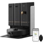 MOVA Z50 Ultra - Robotstofzuiger met Dweilfunctie - 19.000 Pa Zuigkracht - Automatisch Reinigingsstation - Zelfreinigende Mop & Slimme AI-Navigatie - Geschikt voor Tegels, Hout en Tapijt