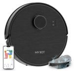 MYBOT X9 - Robotstofzuiger Met Dweilfunctie - 6500PA Zuigkracht - Ideaal voor Huisdieren - Zelflerende Robotstofzuiger - Met Laadstation - Uitgebreide Mapping - LDS Laser Navigatie