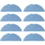 Microvezeldoeken - Dweildoeken - Vloerdoeken - geschikt voor Xiaomi Roborock S8/S8+/S7/T7 / T7plus robotstofzuiger - microvezel - zacht - wasbaar en herbruikbaar vervangende - wisserdoeken mop 8-delige set