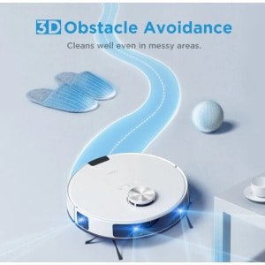 Midea M9 Robotstofzuiger | 3D Mapping | Slimme Navigatie | 4000Pa - Wit