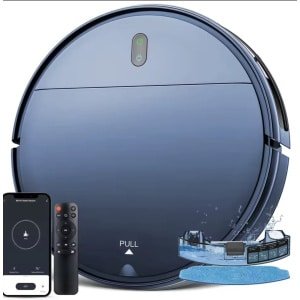 Mila Shop Robotstofzuiger met dweilfunctie - Huishoudapparaat - Robotstofzuigers - Dweilfunctie stofzuiger - Met app en afstandbediening - Met dweilfunctie - Geschikt voor huisdierharen
